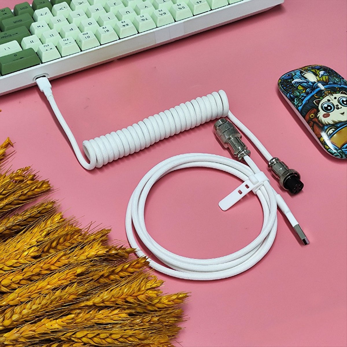 Coiled Usb Cable - AAAE USB Type-C Cable for Gaming