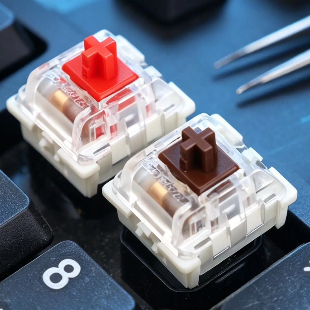 1-150Pcs 3 Pin DIY Mechanical  - Keyboard Gaming Blue Switch review and price