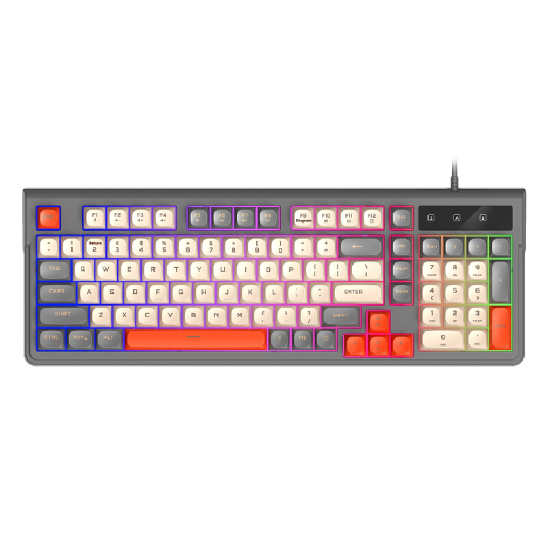 Quiet 98 Keys Gaming Keyboard  - Gaming Keyboard That Is Quiet review and price