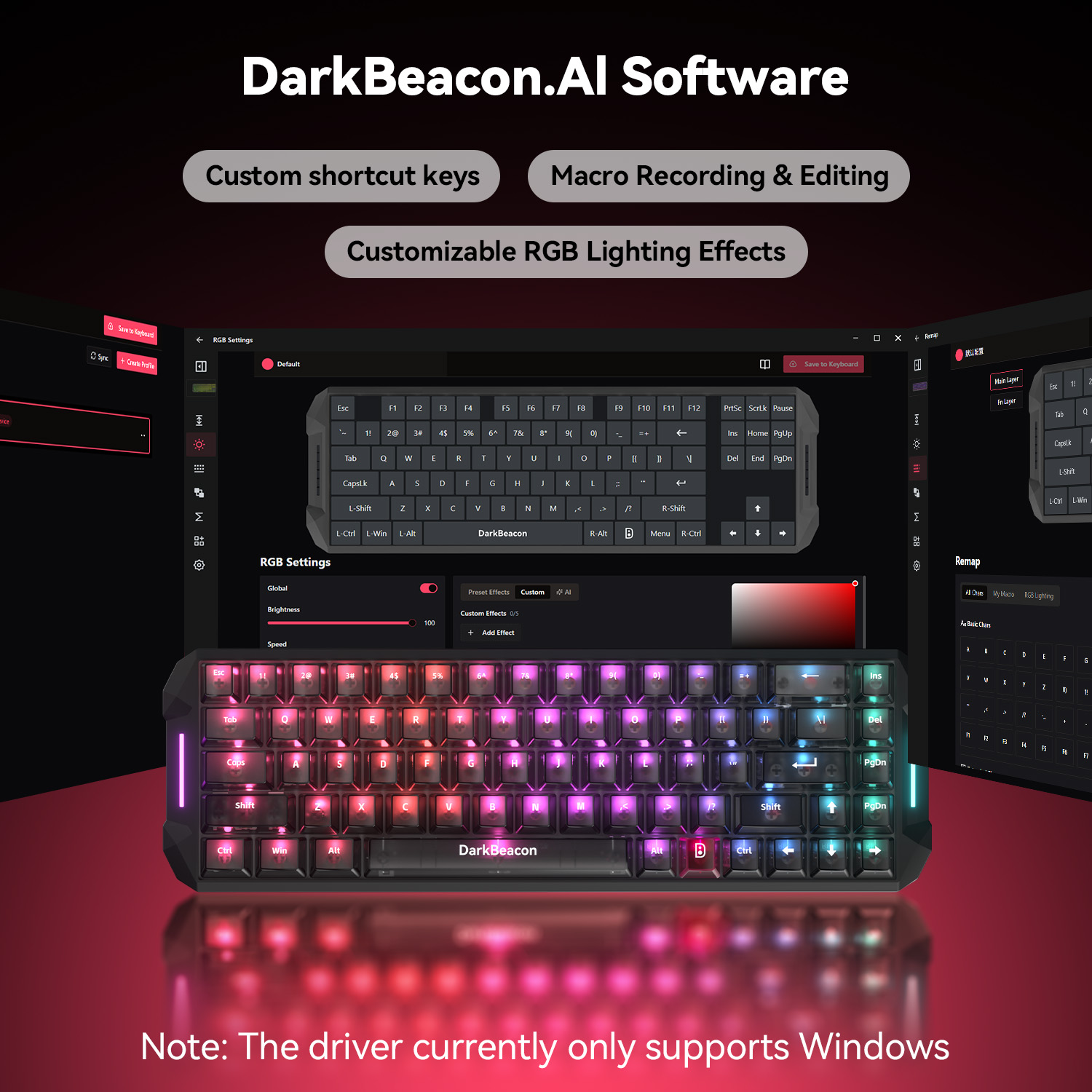 DarkBeacon Blade 68 Wired Sile - Gaming Keyboard That Is Quiet review and price