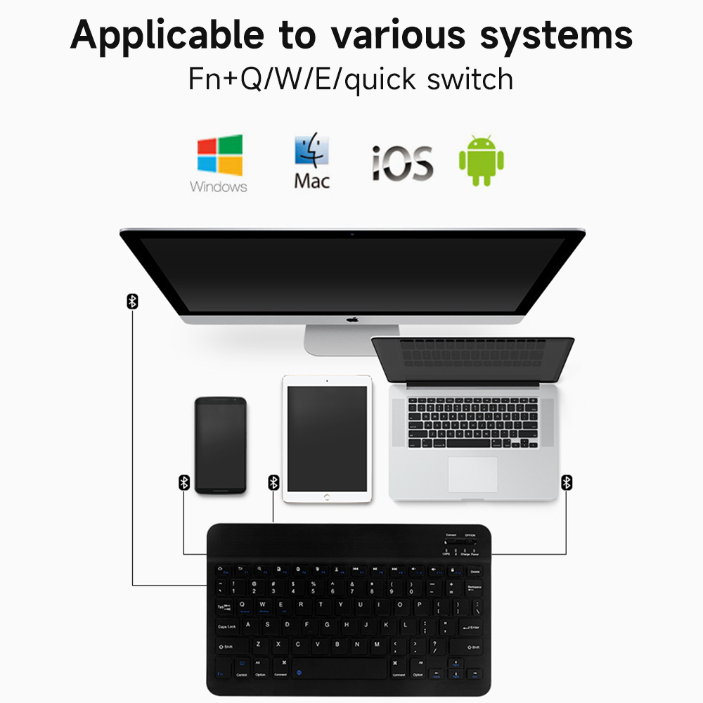 Bluetooth Keyboard for IOS And - Gaming Keyboard Mouse Wireless review and price