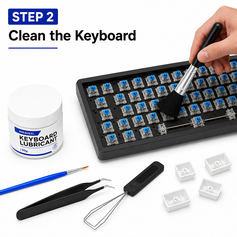 MIRAVEXL Keyboard Lube Kit 50g - Gaming Keyboard That Is Quiet review and price