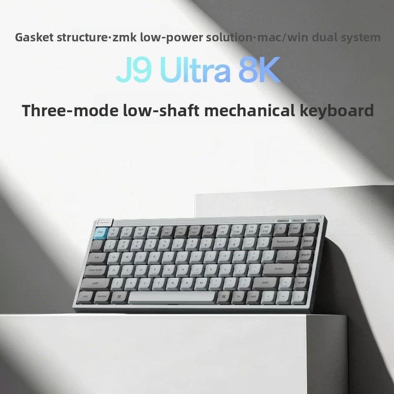 Original J9Ultra Tri-Mode 8K L - Gaming Keyboard That Is Quiet review and price