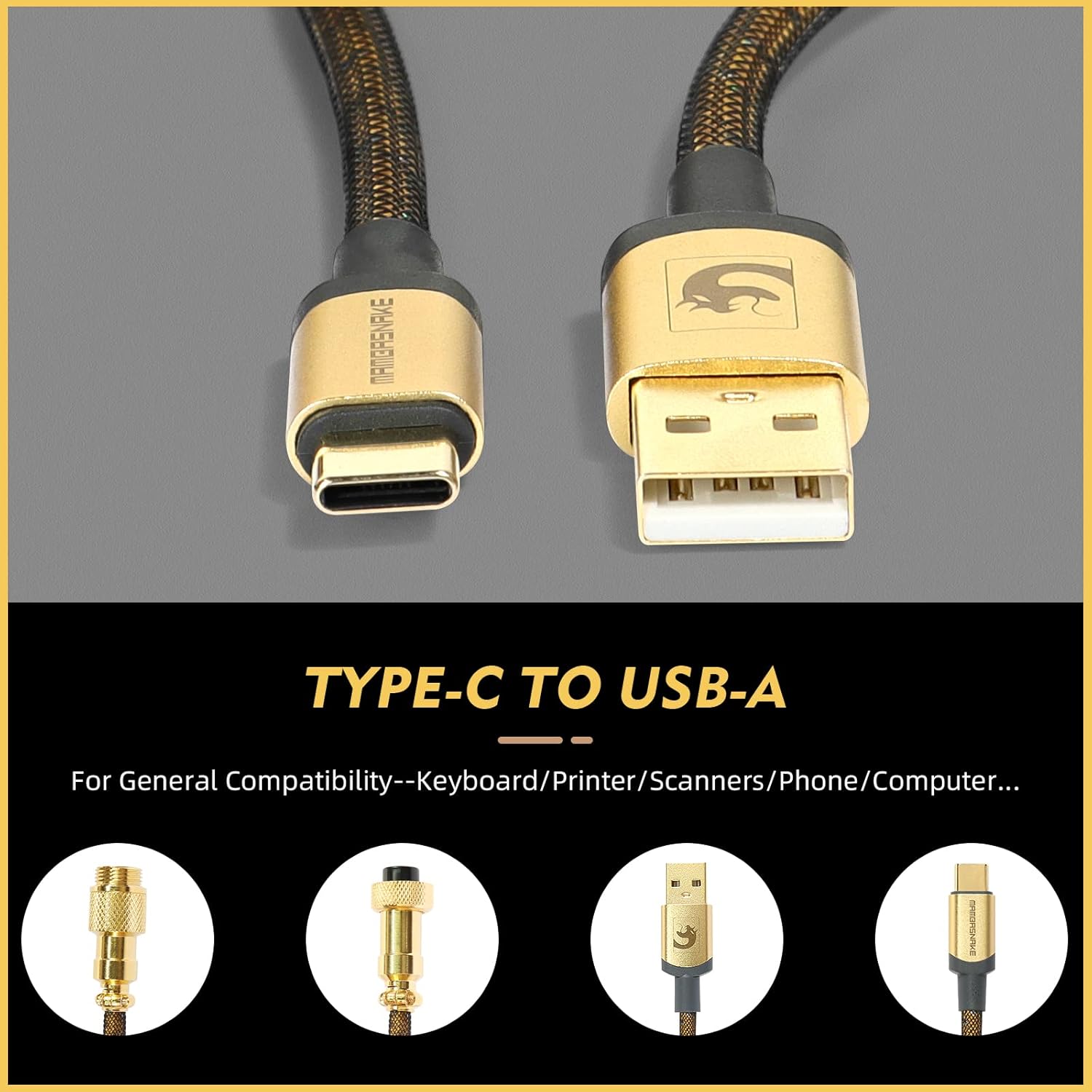 ATTACK SHARK * MAMBASNAKE C03  - Coiled Usb Cable review and price
