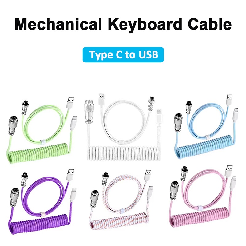 Mechanical Keyboard Coiled Cab - Coiled Usb Cable review and price