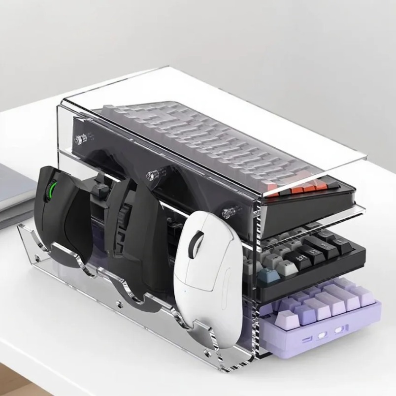 Keyboard Stand 3 Tier Acrylic  - Gaming Keyboard Ergonomic review and price