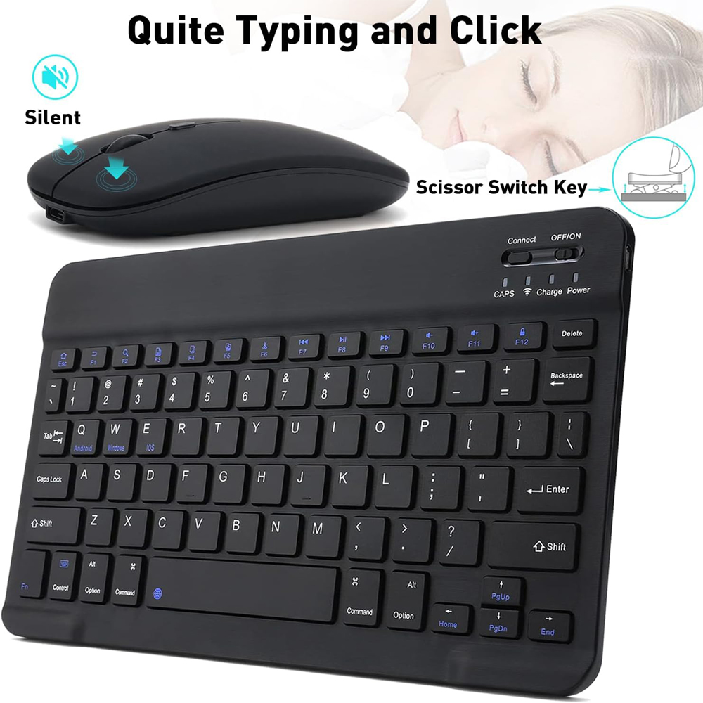 10 lnch Wireless  Bluetooth Mi - Gaming Keyboard Mouse Wireless review and price