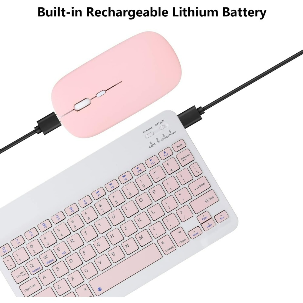 10 lnch Wireless  Bluetooth Mi - Gaming Keyboard Mouse Wireless review and price
