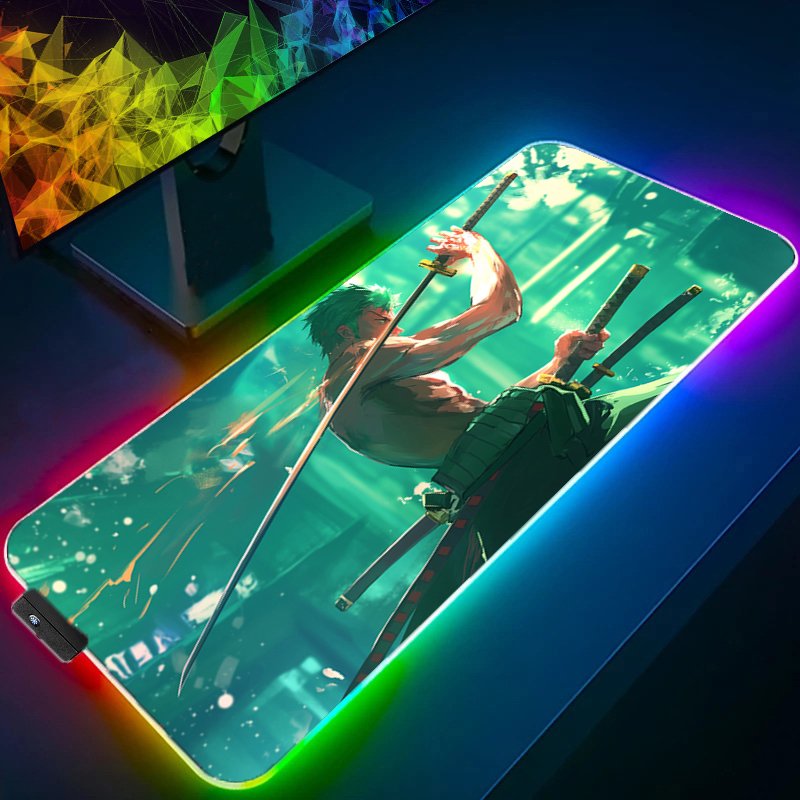 ONE PIECE Zoro Mouse Pad RGB G - Gaming Keyboard Tactile review and price