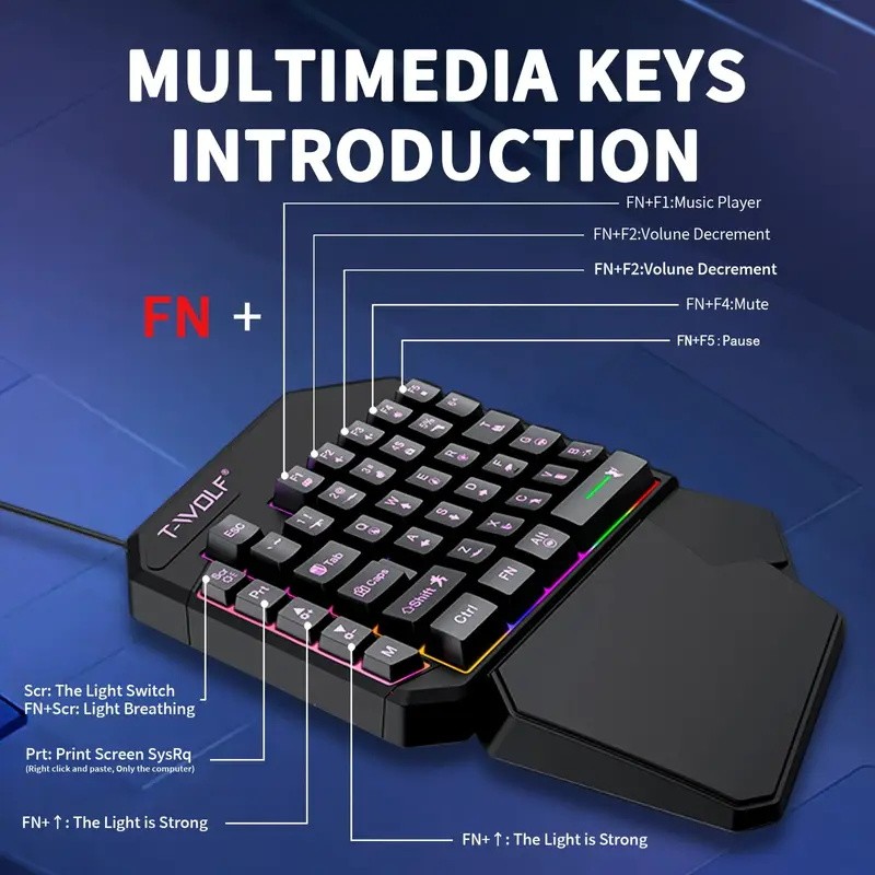 FocusOnPC TF900 2-in-1 Mobile  - Gaming Keyboard Bundle review and price