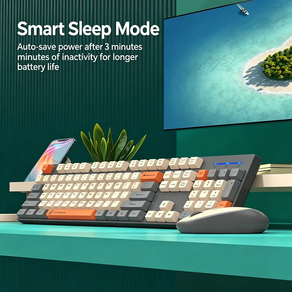 KEBIDUMEI 2.4G Wireless Keyboa - Gaming Keyboard Bundle review and price
