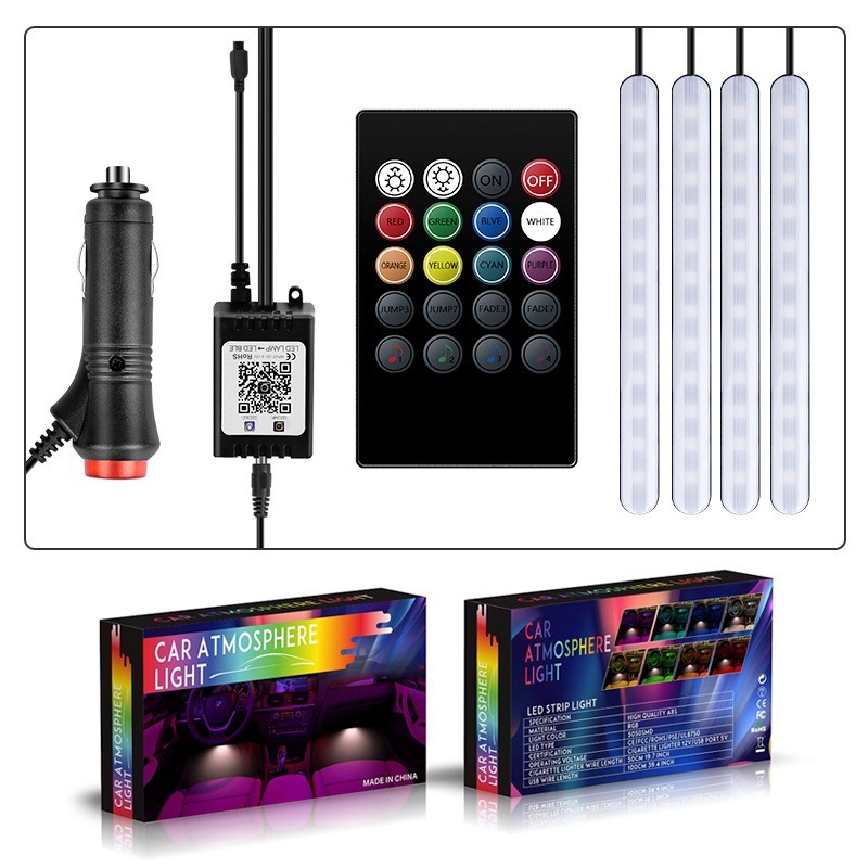4in1 LED RGB Car Underglow Bot - Rgb Underglow Strip review and price