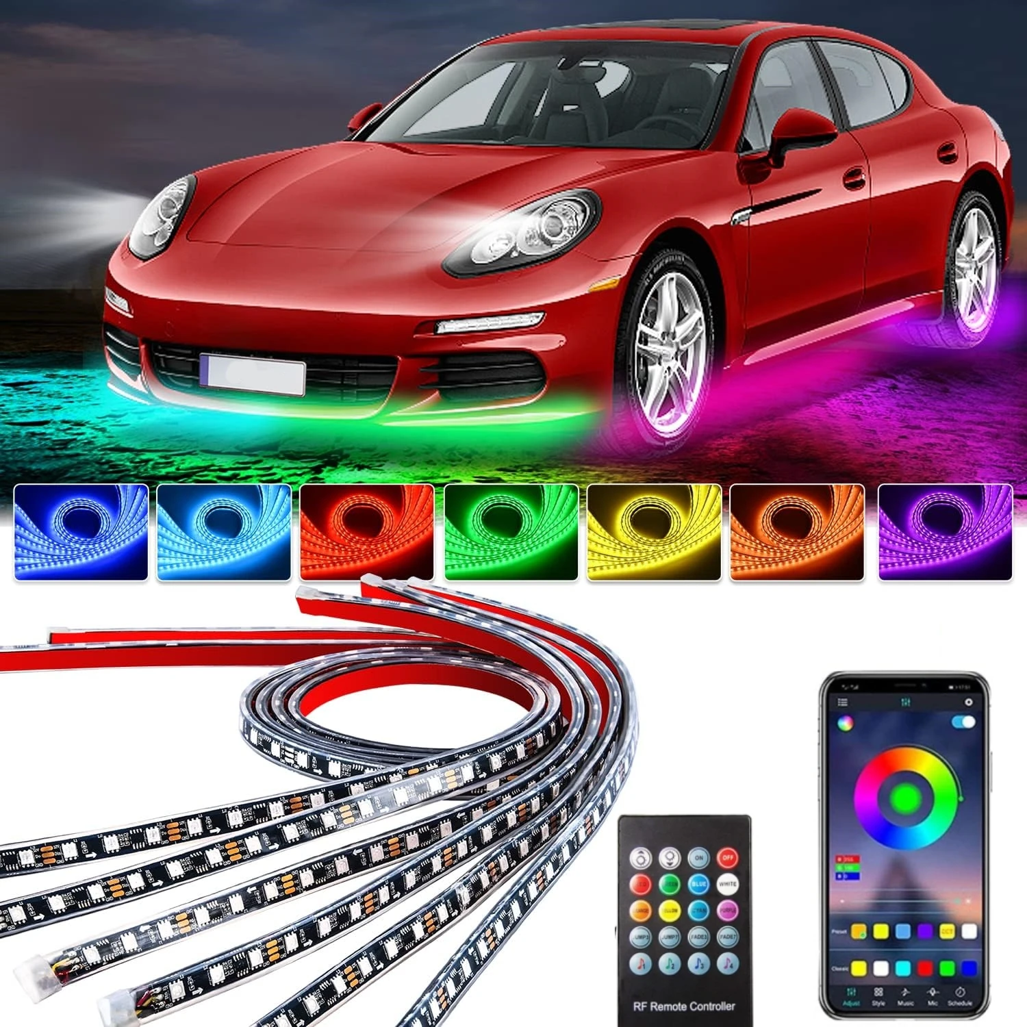 Car Underglow Neon Light Flexi - Rgb Underglow Strip review and price