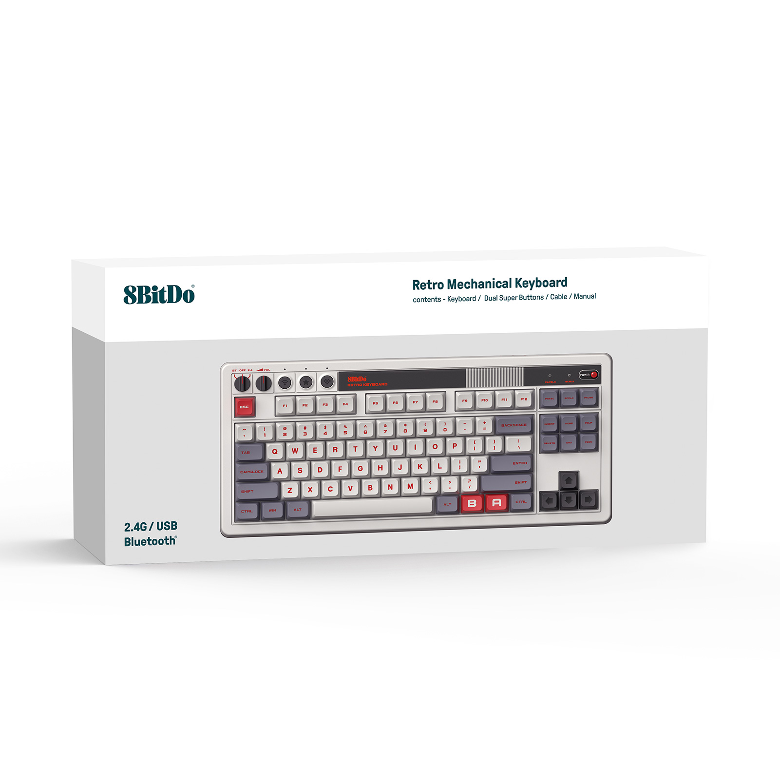 8Bitdo Retro Mechanical Keyboa - Gaming Keyboard Bluetooth review and price