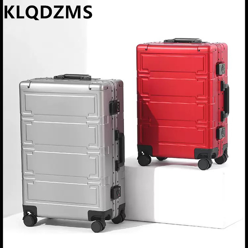 KLQDZMS Men's Luggage Bag All  - Aluminum Case 65 review and price