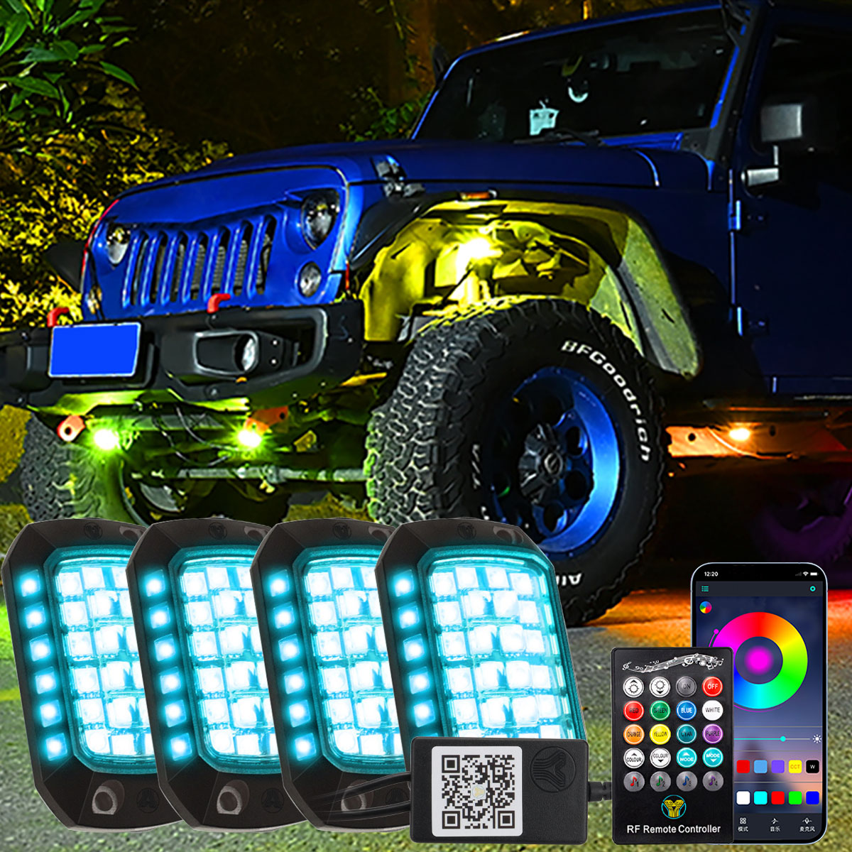 Car RGB LED Chassis Light Stri - Rgb Underglow Strip review and price