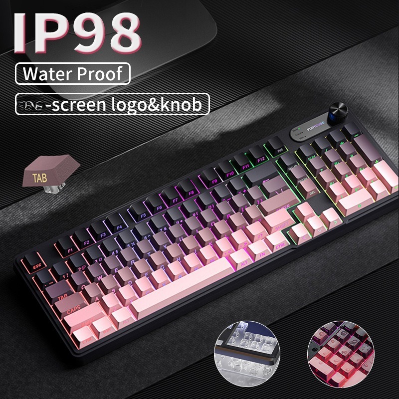RGB IP98 teclado low profille  - Gaming Keyboard Ip98 review and price