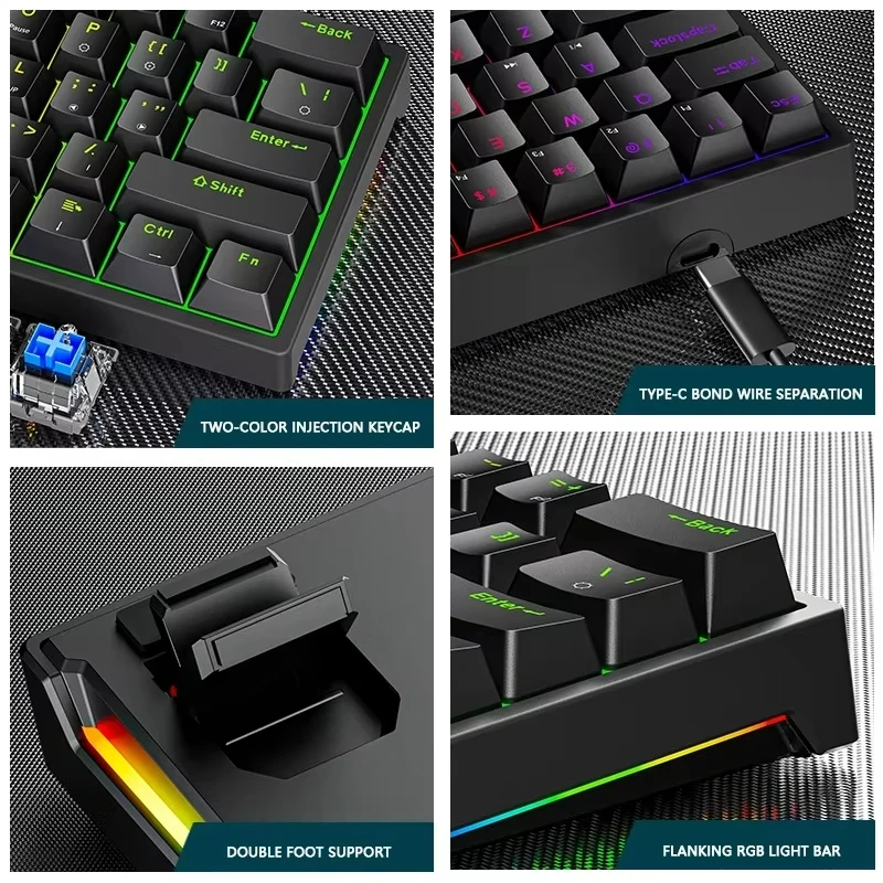 Mini RGB Keyboard Bluetooth Wi - Gaming Keyboard Bluetooth review and price