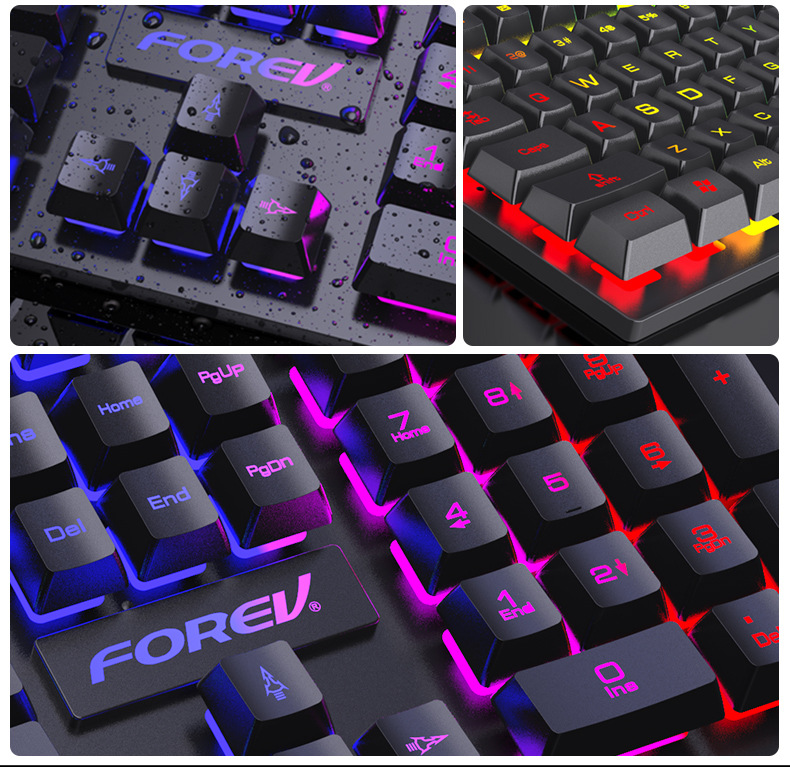 104 Key Backlit Mechanical Key - Keyboard Mouse Bundle Gaming review and price