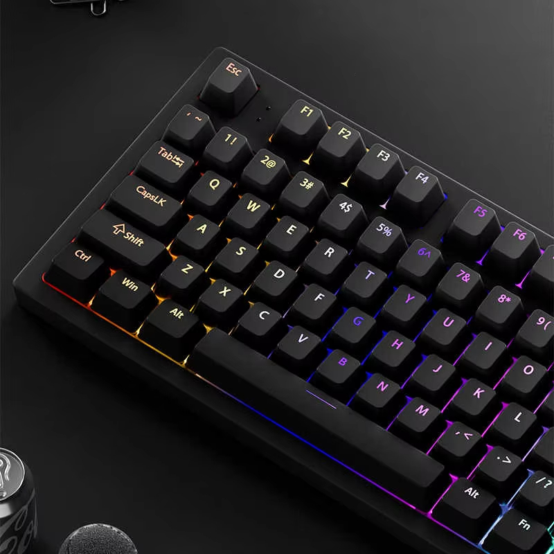 130+ Keys Black Custom Double  - Keyboard Gaming Black review and price