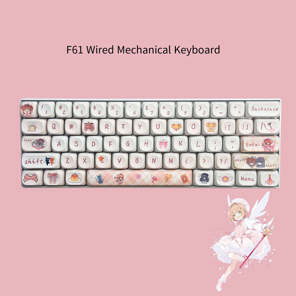 Cardcaptor Sakura 61 Keys Mech - Keyboard Gaming Blue Switch review and price